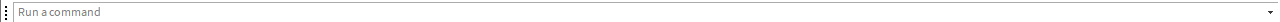 Paste in the command bar and is enabled!